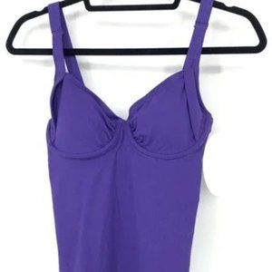 Title Nine Swim Tank Top Purple Bra Cups - Brand New, tags removed